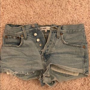 Redone original jean shorts